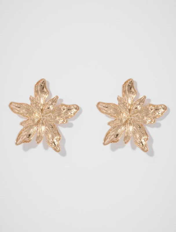 JOSEPHINE Large Flower Earrings